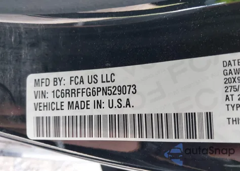 2023 Ram 1500 Lone Star 4X4 5'7 Box из США, поврежденный, VIN 1C6RRFFG6PN529073